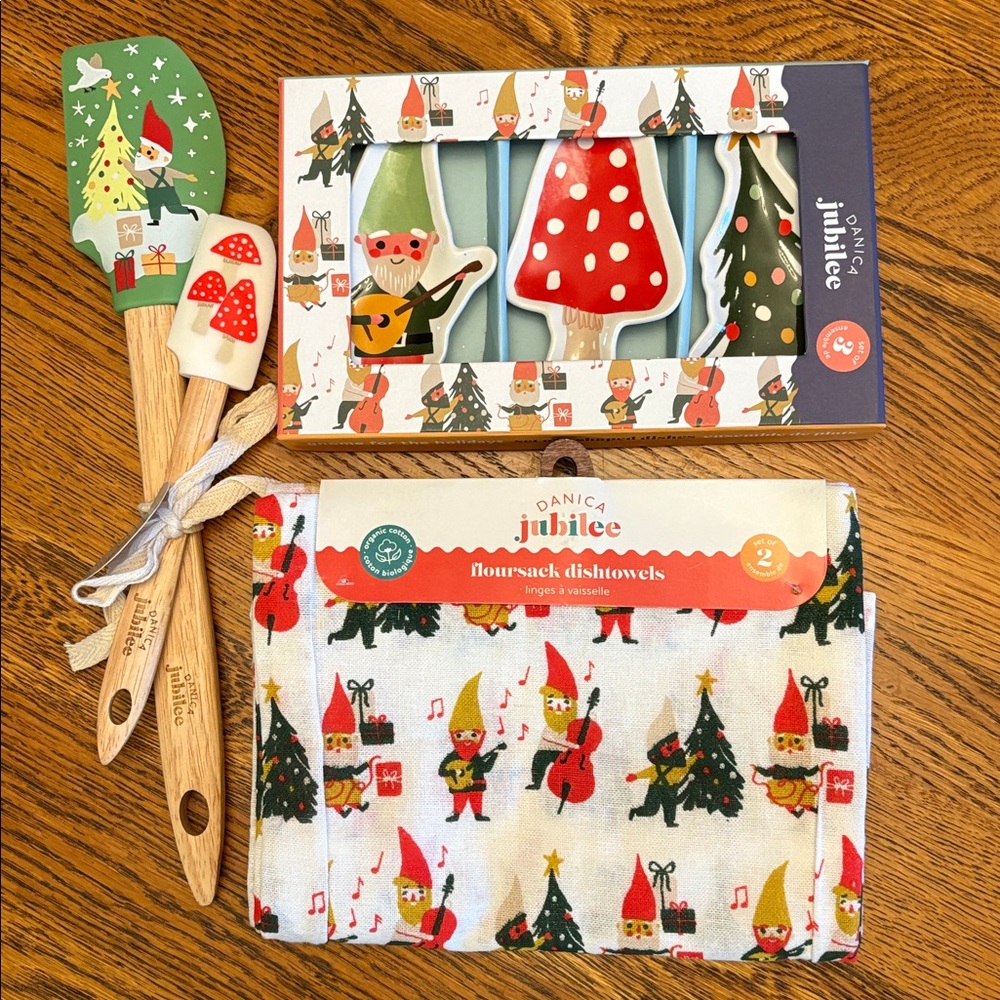 Christmas Baking Set - Red and Green